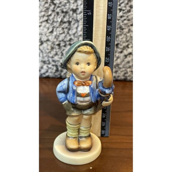 Goebel Hummel Figurine Home From Market #198 2/0 Pig Germany 2007 Farm Rustic - Picture 6 of 6